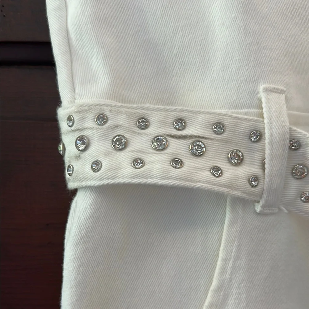 Show Me Your MuMu White rhinestone outlaw romper - medium - Picture 6 of 8